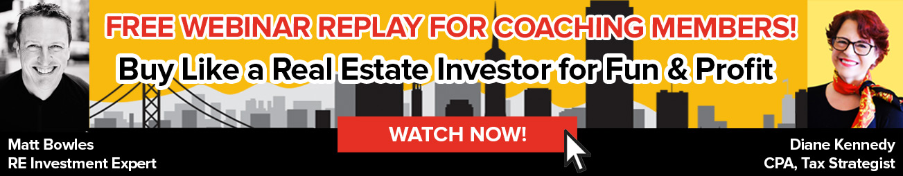 Free Webinar: Buy Like a Real Estate Investor For Fun and Profit